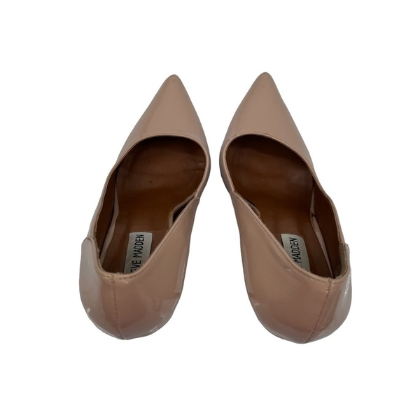 Steve Madden Tan Patent Pallas Pointed Toe Heels Size 8 Women's - Picture 4 of 9